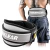 Weight Lifting Belt, Lifting Belts for Women Men,MANUEKLEAR Weightlifting Belt Quick Locking Back Support for Bodybuilding, Fitness, Powerlifting, Cross Training, Squats, Workout, Exercise (Misty Gray, S28-33inches) view 1