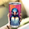 Hyturtle Personalized Gifts For Penguin Lover - Penguin Printed Custom Name Stainless Steel Tumbler 20oz With Lid - Idea Animal Lover Gifts For Women Girl kids On Birthday, Christmas view 3