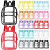 Aliceset Clear Backpack Bulk Waterproof Transparent Colorful Bookbag Donation Supply Kits for Women Men(9 Inch,30 Pcs) view 1