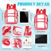 Aliceset Clear Backpack Bulk Waterproof Transparent Colorful Bookbag Donation Supply Kits for Women Men(9 Inch,30 Pcs) view 3