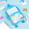 Aliceset Clear Backpack Bulk Waterproof Transparent Colorful Bookbag Donation Supply Kits for Women Men(9 Inch,30 Pcs) view 4