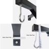 GRRICEPL Heavy Punch Bag Wall Bracket Sandbag Shelf Boxing Bracket Suspension Frame Wall Hanger Wall-Mounted Home Fitness Equipment Training Accessories Hanger Rings Strong Bearing view 4