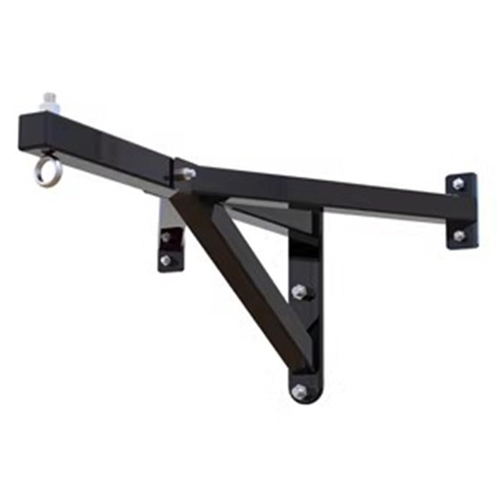 Heavy Punch Bag Wall Bracket Sandbag Shelf Boxing Bracket Suspension Frame Wall Hanger Wall-Mounted Home Fitness Equipment Training Accessories Hanger Rings Strong Bearing ( Color : Black , Size : 60X