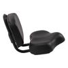 Bicycle Saddle with Soft Backrest Support Electric Extra Wide Comfortable Bicycle Saddle Seat Pad Wide Comfort w/Back Rest Black for eBike, Tricycle, and Big Bikes view 4