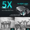 LKJYBG Night Vision Binoculars, R18 1080P Infrared, 5X Digital Zoom, 200m-300m Viewing Distance, Hunting, Camping, Surveillance view 4