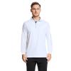M MAELREG Golf Polo Shirts for Men Long Sleeve Lightweight 3 Button Quick Dry Performance Activewear Golf Polos for Men view 3