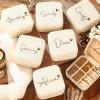 DayOfShe Personalized Name Jewelry Box Christmas Stocking Stuffers for Women Teenage Girls Gifts Custom Travel Jewelry Case with Name for Bridesmaid Proposal Gifts view 2