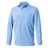 M MAELREG Long Sleeve Golf Shirt Men Performance Tennis Athletic Golf Polo Long Sleeve Shirts for Men Light Blue view 1
