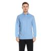 M MAELREG Long Sleeve Golf Shirt Men Performance Tennis Athletic Golf Polo Long Sleeve Shirts for Men Light Blue view 3