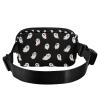Boccsty Halloween Spooky Ghost Belt Bag for Women Men Monster Devil Fanny Pack Small Waist Pouch Crossbody Bags for Outdoor Hiking Running Travel view 2