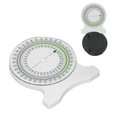 High Physical Bubble Inclinometer, Leak Therapy Inclinometer with 360 Rotating Dial, Digital Medical Inclinometer with Clear Font for Measuring Sites(Green)