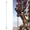 1M/3.28ft Outdoor Travel Safety Cable Lock - Double Loop, 25kN Load-Bearing for Climbing and Landing view 3