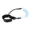 Haofy Surfboard Leash Straight Surf, Body Board Leash, Stand Up Paddle Board 5Mm Coiled Spring Leg Foot Rope Surfing Leash for Surfboard (Blue) view 1