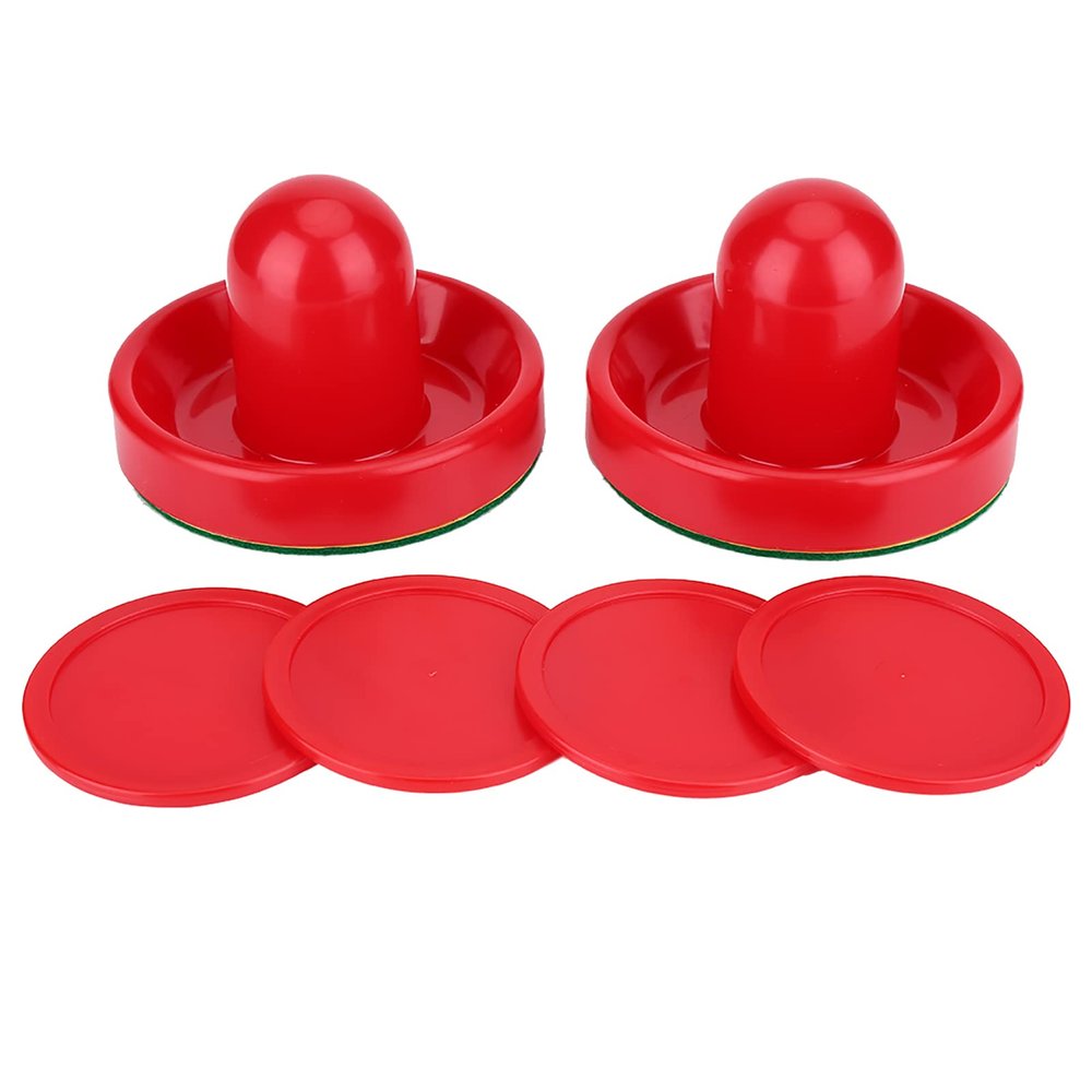 Ice Hockey Pushers Pucks, Air Hockey Pucks, Plastic Lightweight Goalies Ice Hockey Pushers Pucks Set Replacement For Tables Game (Large size 96mm)