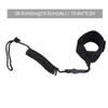 Haofy Surfboard Leash Straight Surf, Body Board Leash, Stand Up Paddle Board 5Mm Coiled Spring Leg Foot Rope Surfing Leash for Surfboard (Black) view 3