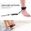 Haofy Surfboard Leash Straight Surf, Body Board Leash, Stand Up Paddle Board 5Mm Coiled Spring Leg Foot Rope Surfing Leash for Surfboard (Black) view 4