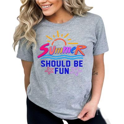 Summer Should Be Fun Shirt Summer House Quote Summerhouse Bravo Tv T-Shirt #00356-71