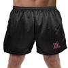 Campus Lab Brown University Primary Mark Men's Adult Athletic Gym Shorts 7" Inseam, Black, Small view 1