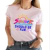 Summer Should Be Fun Shirt Summer House Quote Summerhouse Bravo Tv T-Shirt #00356-83 view 1