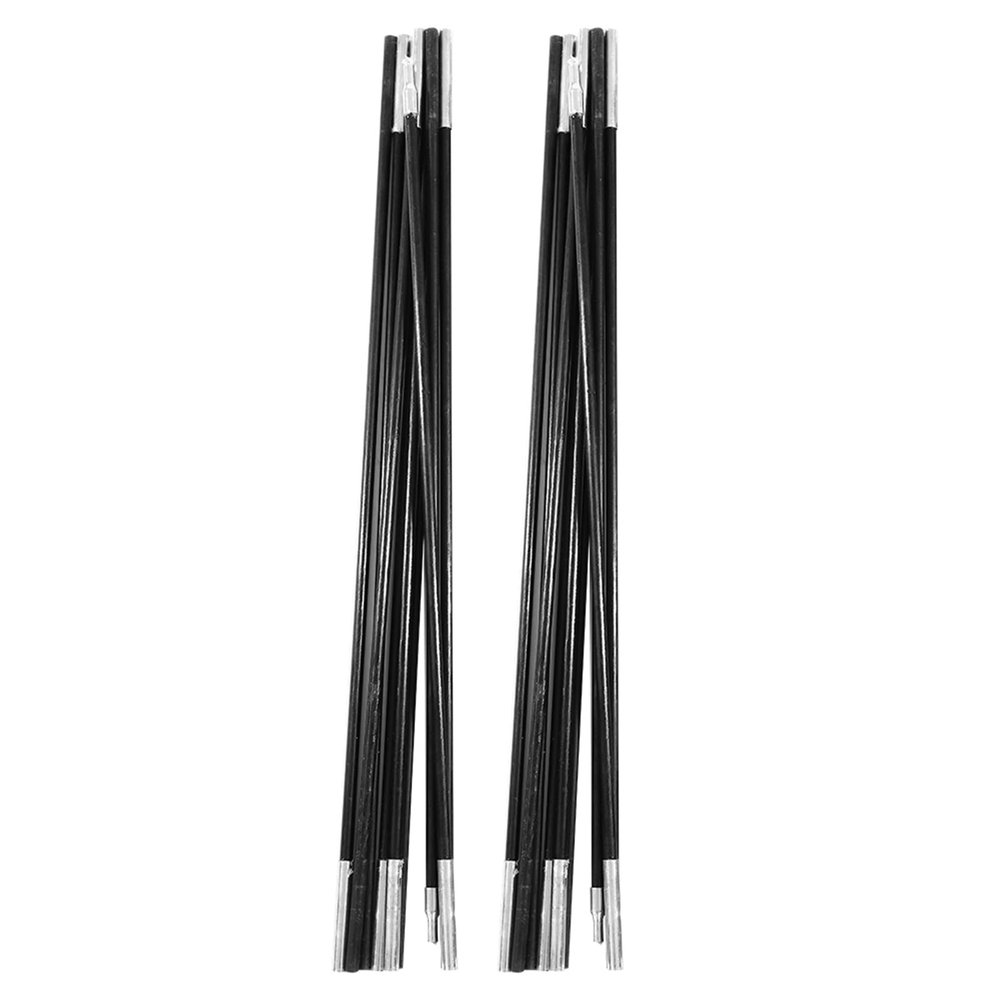 Haofy 4.9M Fiberglass Camping Tent Pole Bars Outdoor Support Rods Awning Frames Kit, Tent Poles Replacement, Trail Replacement Parts