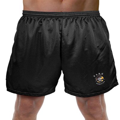 Campus Lab Park University Primary Mark Men's Adult Athletic Gym Shorts 7" Inseam, Black, 2X-Large