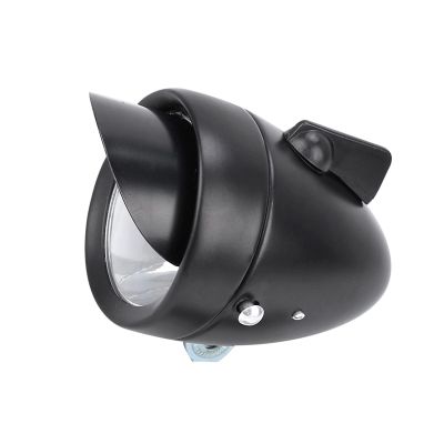 Haofy Led Super Light Retro Front Headlight Vintage Light with Visor, Retro Light, Vintage Headlight