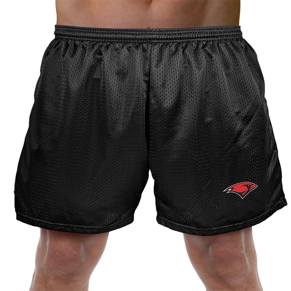 Campus Lab University of The Incarnate Word Primary Mark Men's Adult Athletic Gym Shorts 7" Inseam, Black, Small