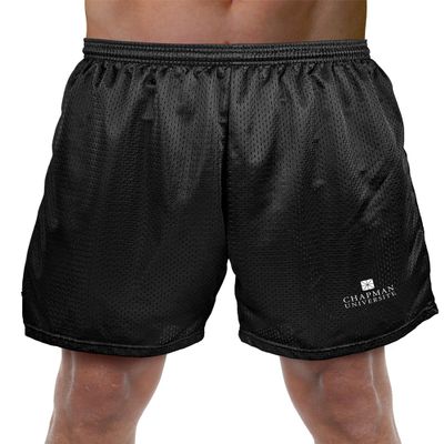 Campus Lab Chapman University Primary Mark Men's Adult Athletic Gym Shorts 7" Inseam, Black, 2X-Large