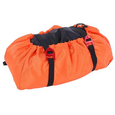 Haofy Climbing Bag Rock Climbing, Tarp, Rock Climbing Rope Kit Bag Folding Shoulder Strap For Outdoor Camping Hiking (Orange)