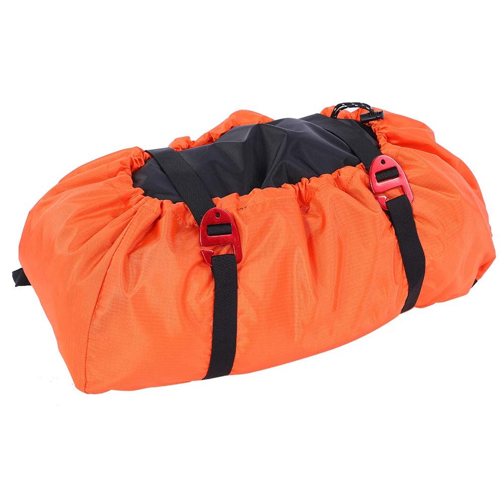 Haofy Climbing Bag Rock Climbing, Tarp, Rock Climbing Rope Kit Bag Folding Shoulder Strap For Outdoor Camping Hiking (Orange)