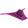 Jaxu Mens Ultra Tiny Bikini Briefs Underwear Male Contour Pouch Cheeky Briefs Open Side Ice Silk Underpants Sheer Bottoms Wine Red M view 2