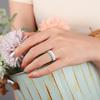 Egnaro Women's Bridal Rings Sets, Thin and Stackable Rings Silicone Women Wedding BandsRubber Promise Rings for Gift, Anniversary Ring for Work Out- 2.5mm Width - 1.8mm Thick view 3