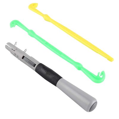 Manual Fishing Hook Tier Line Tying Tool with Sub Line SingleDouble Hook Fast Knot Tyer Tool, Knot Tying Tool, 0