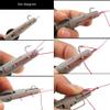 Manual Fishing Hook Tier Line Tying Tool with Sub Line SingleDouble Hook Fast Knot Tyer Tool, Knot Tying Tool, 0 view 3