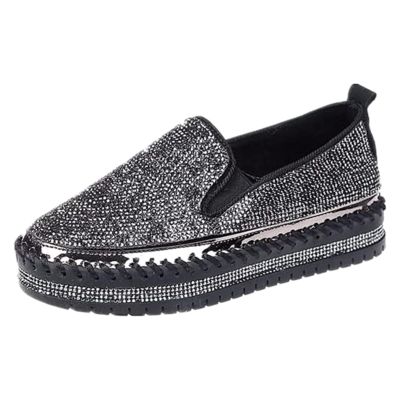 Sneakers For Women Slip On Walking Shoes Women's Slip On Loafers Comfortable & Lightweight Ladies Canvas Shoes Fashion Dressy Casual Summer Cute Low Top Flats Walking Sneakers
