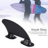 Haofy Kayak Skeg Tracking Fin Integral Fin Mounting Points Black Watershed, Kayak Skeg Tracking Fin, Inflatable Kayak Replacement Fin view 2