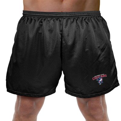 Campus Lab Columbus State University Primary Mark Men's Adult Athletic Gym Shorts 7" Inseam, Black, Medium