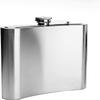 CAFFIA 304 Stainless Steel 2.5 Kg Food Grade Thickened Portable Flat Water Bottle Hip Flask 48 Oz view 1
