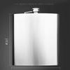 CAFFIA 304 Stainless Steel 2.5 Kg Food Grade Thickened Portable Flat Water Bottle Hip Flask 48 Oz view 3