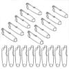 HUAOSN Longline Fishing Snap, 20Pcs Fishing Snap Tuna Clips, Stainless Steel Longline Branch Hanger Snap Swivels Line Tuna Clip Fishing Accessories, Easy on Off view 1