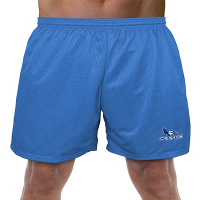Creighton University Primary Mark Men's Adult Athletic Gym Shorts 7" Inseam, Royal, Medium