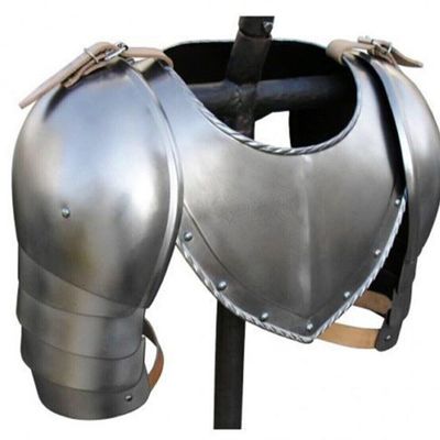 Medieval knights Armor Pair of pauldrons gorget shoulder Armor Roleplay Cosplay Iron Steel Shoulder Guard Warrior Pauldrons Shoulder plates