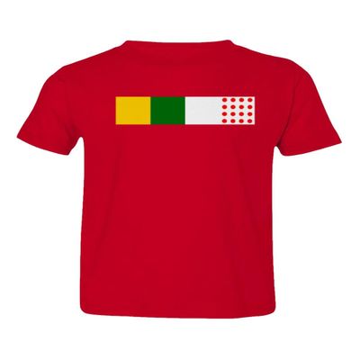 France 2023 Bicycle Racing Tour Leader Jersey Colors Toddler T-Shirt (Red, 4T)