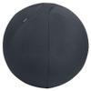 Leitz Ergo Active Sitting Ball with Stopper Function, Ergonomically Designed Desk Chair Alternative, 55cm Diameter, Includes Fabric Ball Cover, Hand Air Pump & 2 x Plugs, Velvet Grey, 65410089 view 1