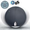 Leitz Ergo Active Sitting Ball with Stopper Function, Ergonomically Designed Desk Chair Alternative, 55cm Diameter, Includes Fabric Ball Cover, Hand Air Pump & 2 x Plugs, Velvet Grey, 65410089 view 4