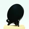 AtkitS Natural Obsidian Disc Mineral Quartz Crystal Feng Shui Divining Mirror Degaussing Home Decor Meditation Gems (Size : 20cm) view 3