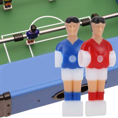 Haofy Foosball Player Soccer Games Mini Humanoid Plastic Doll Table Football Machine Accessory, Foosball Replacement Players, Mini Foosball Men Replacement