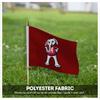 AGAS Small Alabama University Crimson Tide Big AL Mascot Stick Flags - 6x9 inch Single-Layered Printed Wrap Knitted Polyester Fabric - 17" Wood Pole - Small 6"x9" Alabama UA Crimson Tide Stick Flag view 4
