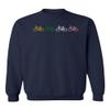superhotapparel France 2023 Bicycle Racing Tour Leader Color Bikes Unisex Crewneck Sweatshirt (Navy, Small) view 1