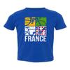 France 2023 Bicycle Racing Bike Tour Leader Colors Toddler T-Shirt (Royal, 5T) view 1